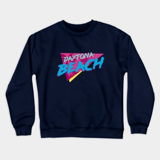 Daytona Beach Florida 80's Style Crewneck Sweatshirt